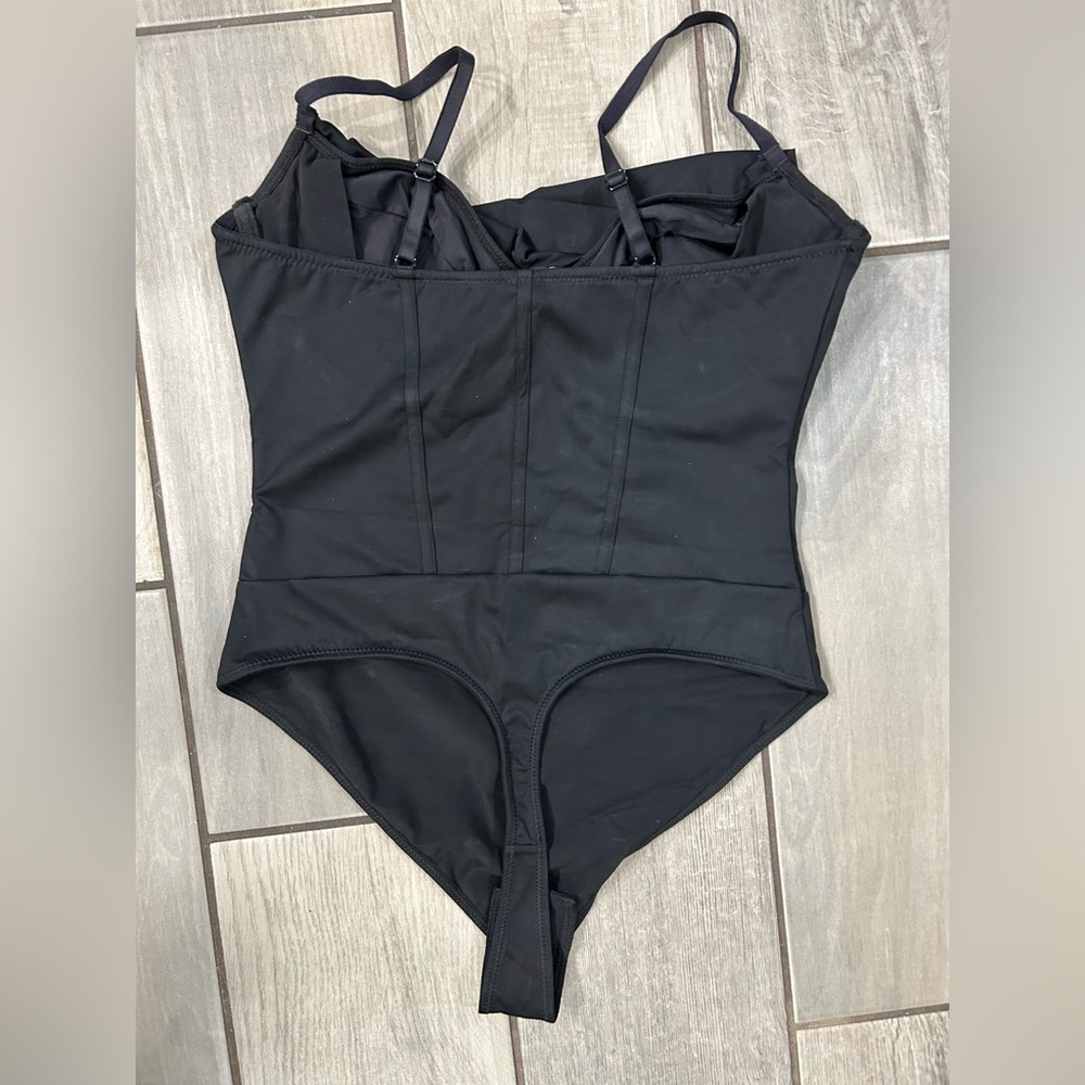 Popilush Shapewear Draped Bust Hourglass Corset Bodysuit, NWT, Size Small - Picture 9 of 10